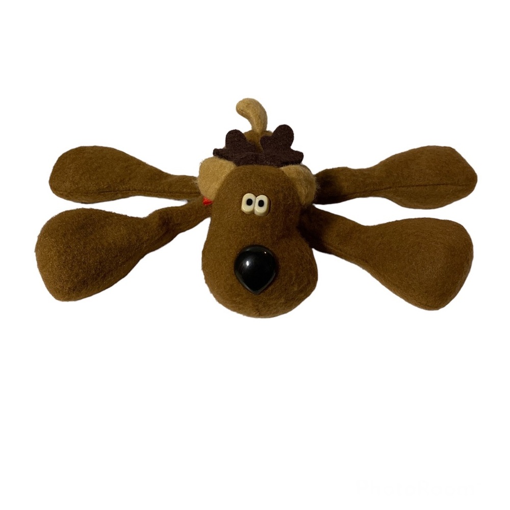 Hallmark Rodney Reindeer Plush Small Stuffed Animal Vintage Christmas Decor Toy